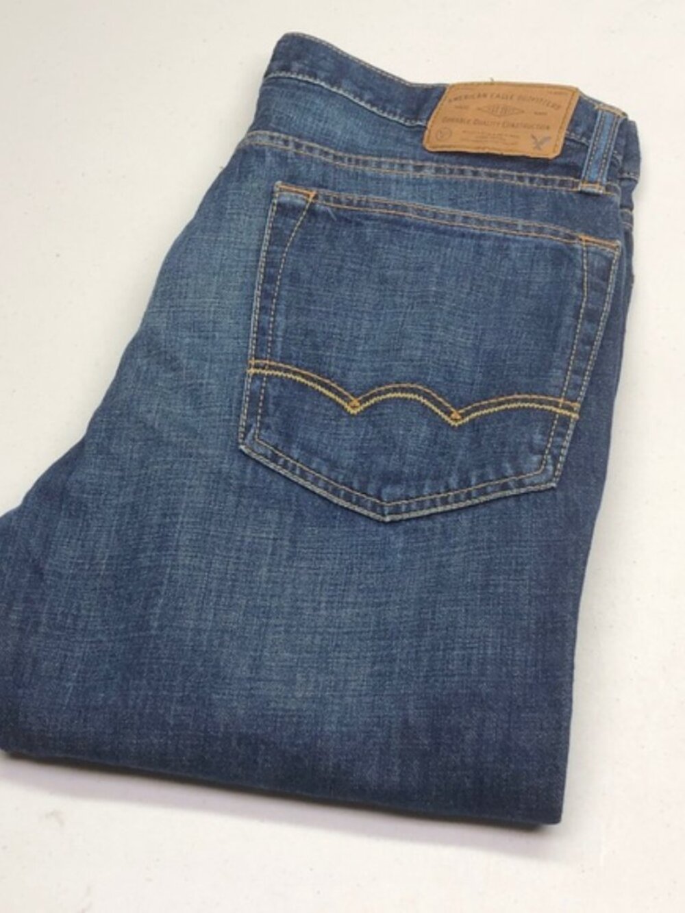 MENS AMERICAN EAGLE RELAXED STRAIGHT JEANS 34x29 🦅
